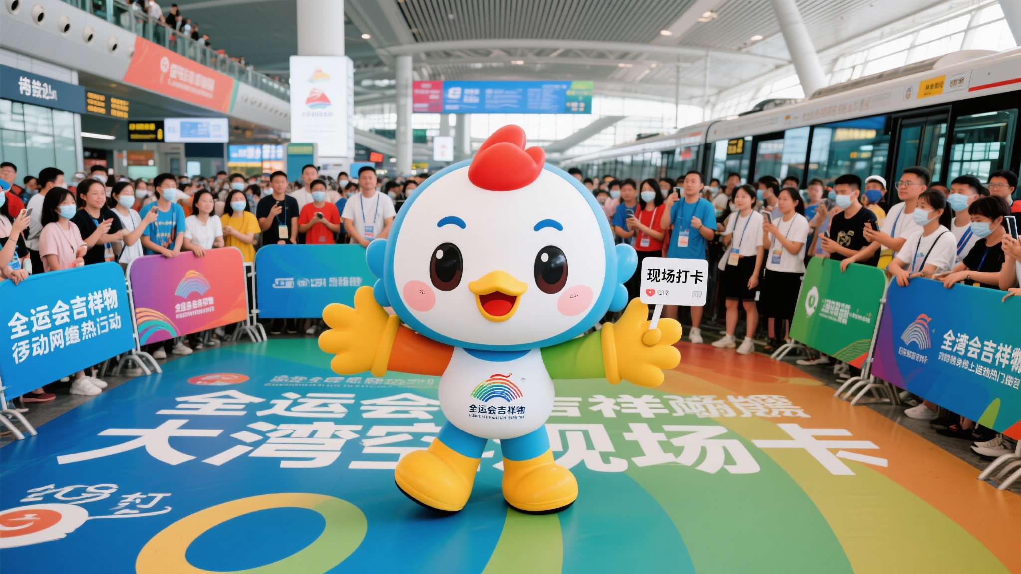 全运会吉祥物大湾鸡火出圈